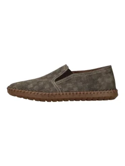 Klassische Slipper in Braun><noscript><img width=