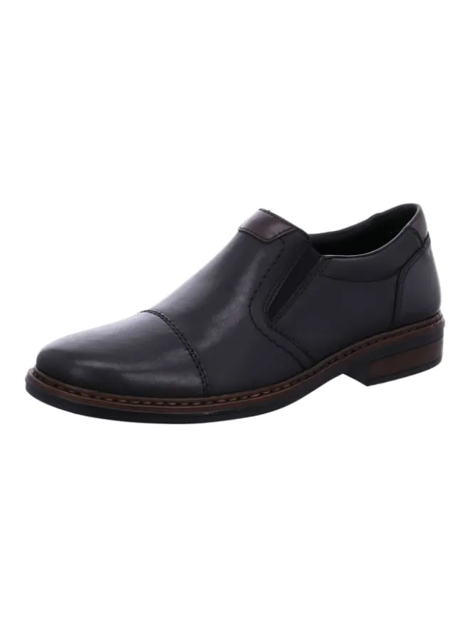 rieker Halbschuhe^Klassische Slipper in Schwarz