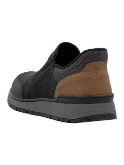 Klassische Slipper in Schwarz><noscript><img width=