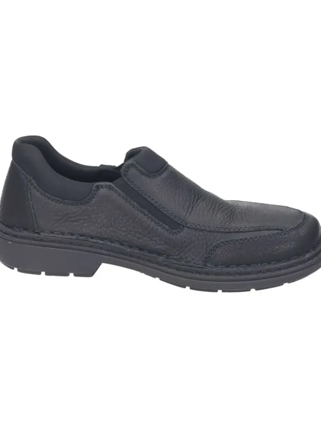 Klassische Slipper in schwarz/schwarz/schwarz>rieker Clearance