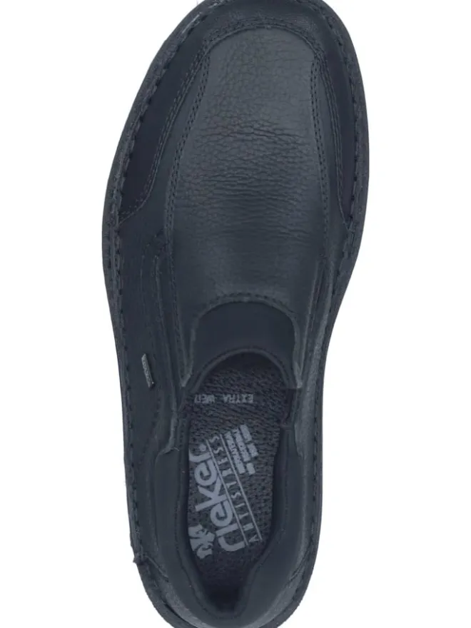 Klassische Slipper in schwarz/schwarz/schwarz>rieker Clearance