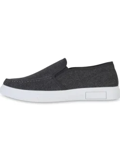 Klassische Slippers Derek in Dunkelgrau>VAN HILL