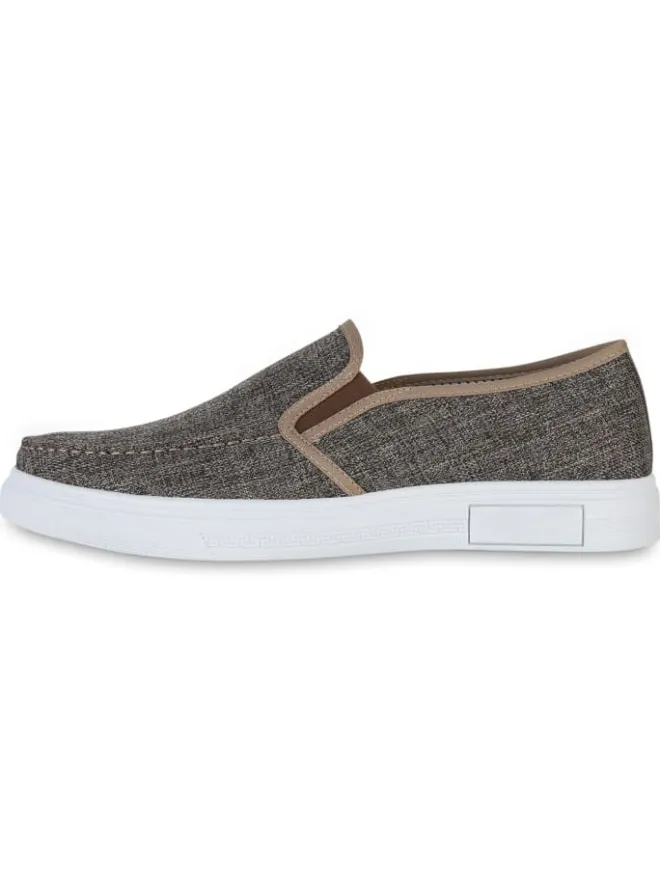 Klassische Slippers Derek in Khaki>VAN HILL Sale