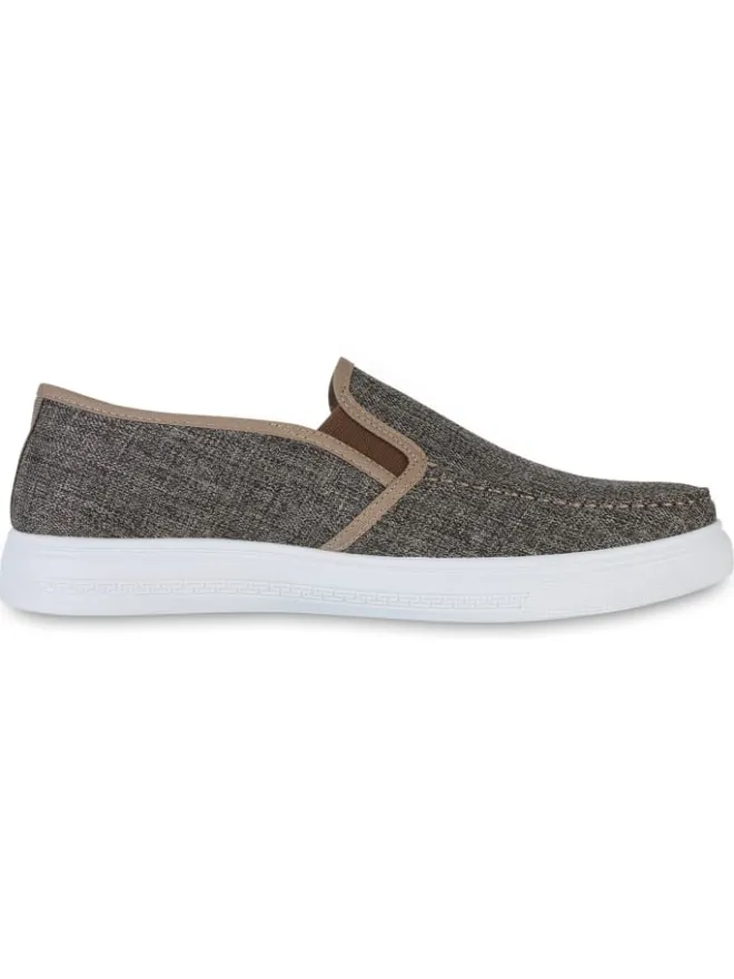 Klassische Slippers Derek in Khaki>VAN HILL Sale