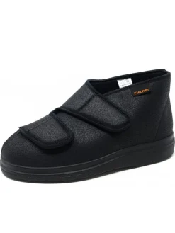 Klettschuh in Schwarz>Fischer Markenschuh Discount