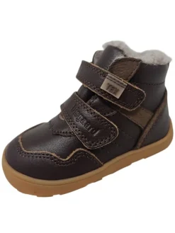bisgaard Lauflernschuhe^Klettschuh Barefoot Becky TEX in Braun