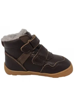 bisgaard Lauflernschuhe^Klettschuh Barefoot Becky TEX in Braun