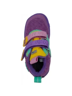 Affenzahn Halbschuhe·Slipper^Klettschuh Kreativ Knit Happy Tukan in Lila