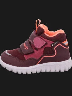 superfit Stiefeletten·Hohe Stiefeletten^Klettschuh SPORT7 MINI in rot