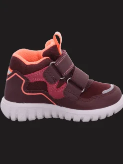 superfit Stiefeletten·Hohe Stiefeletten^Klettschuh SPORT7 MINI in rot