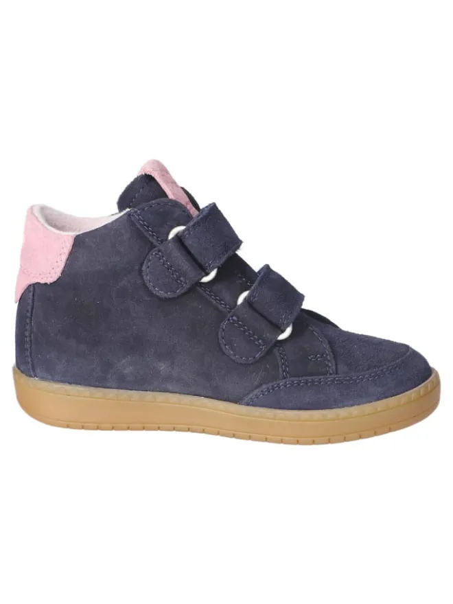 Ricosta Stiefeletten·Hohe Stiefeletten^Klettschuhe in blau/kombi