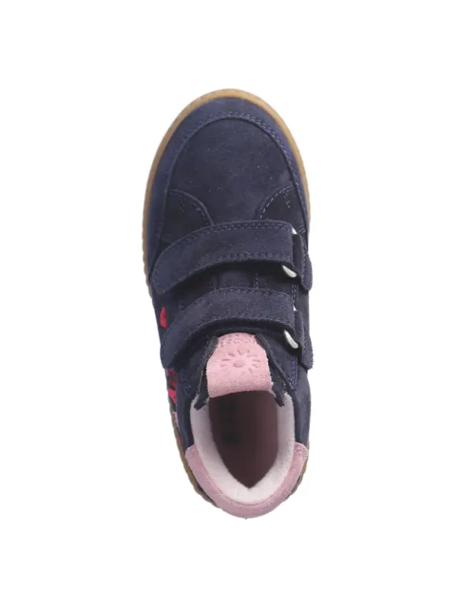 Ricosta Stiefeletten·Hohe Stiefeletten^Klettschuhe in blau/kombi