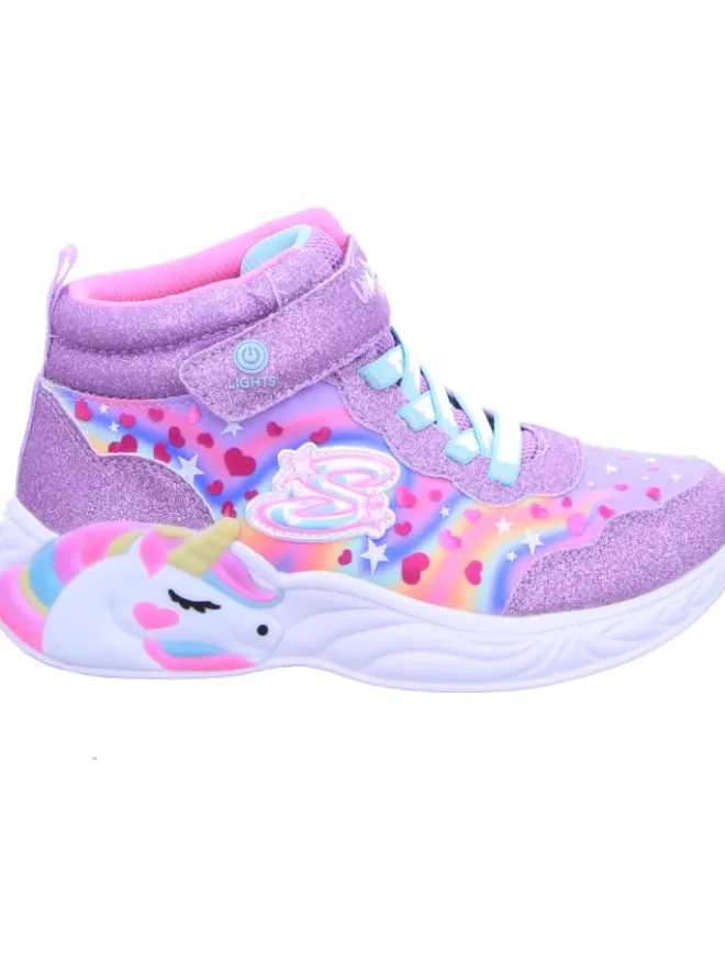 Skechers Halbschuhe·Slipper^Klettschuhe in lila