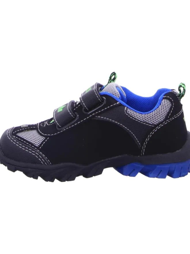 Lico Halbschuhe·Slipper^Klettschuhe in schwarz