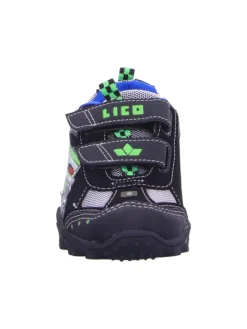 Lico Halbschuhe·Slipper^Klettschuhe in schwarz