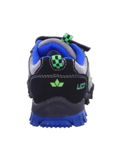 Lico Halbschuhe·Slipper^Klettschuhe in schwarz