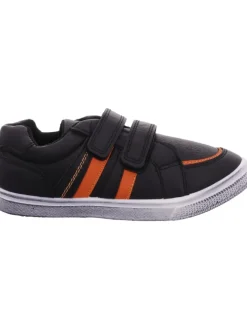 TOPWAY Halbschuhe·Slipper^Klettschuhe in schwarz