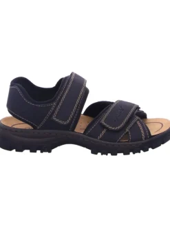 rieker Sandalen & Pantoletten^Klettschuhe in schwarz/schwarz