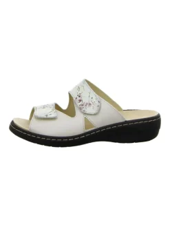 Longo Clogs & Pantoletten^Komfort Pantoletten in Beige