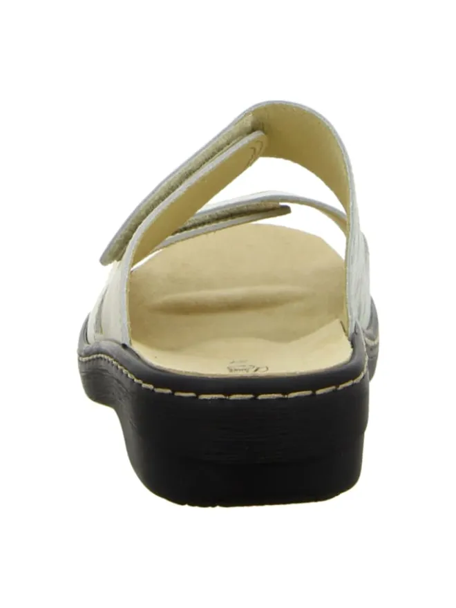 Longo Clogs & Pantoletten^Komfort Pantoletten in Beige