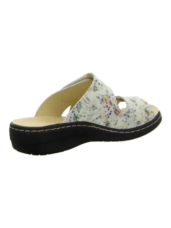 Longo Clogs & Pantoletten^Komfort Pantoletten in Beige