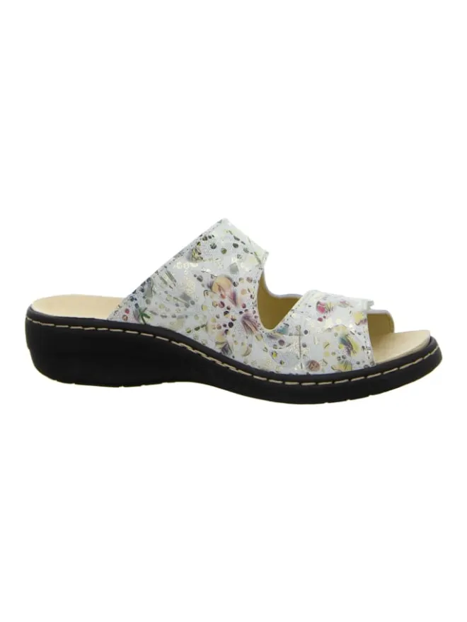 Longo Clogs & Pantoletten^Komfort Pantoletten in Beige