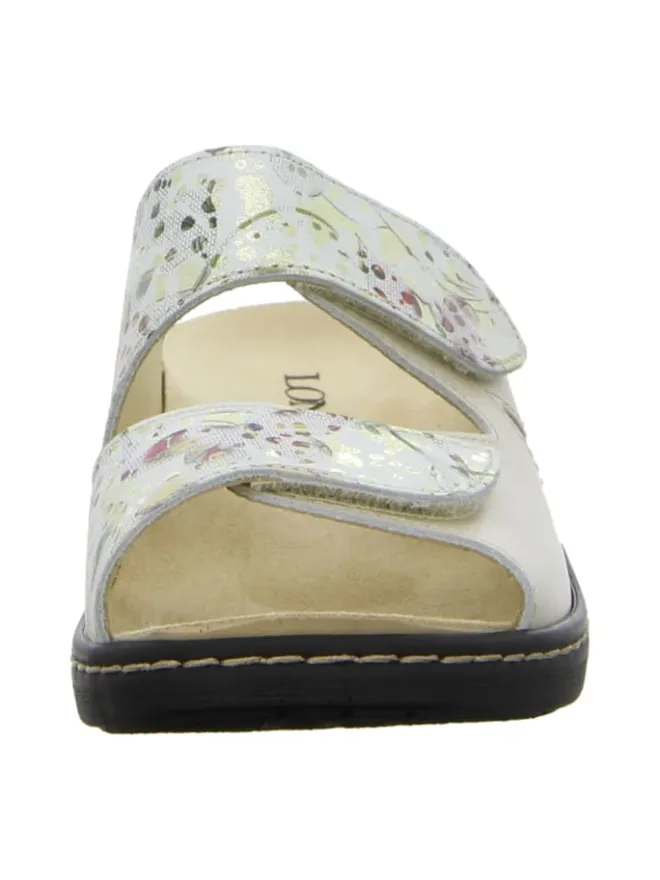 Longo Clogs & Pantoletten^Komfort Pantoletten in Beige