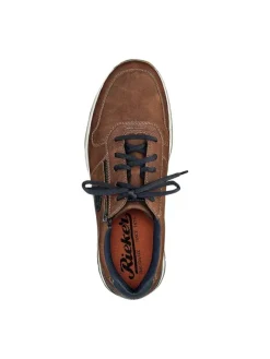 Komfort Schnürschuhe in Braun><noscript><img width=
