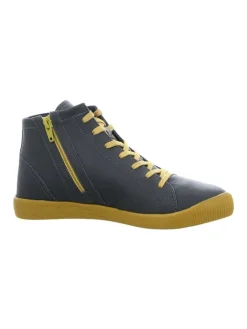 Komfort Schnürschuhe in Grau><noscript><img width=