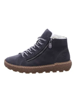 Komfort Schnürschuhe in Grau>rieker Discount