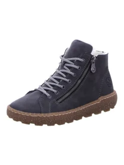 Komfort Schnürschuhe in Grau>rieker Discount