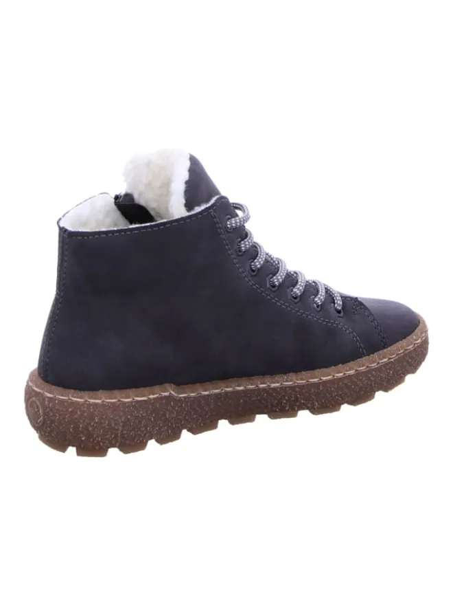 Komfort Schnürschuhe in Grau>rieker Discount