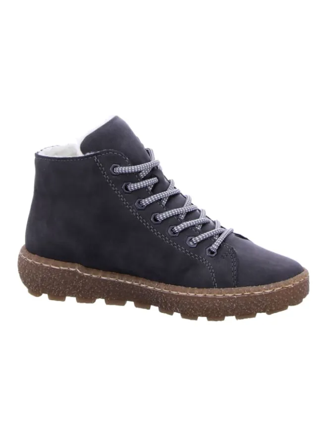 Komfort Schnürschuhe in Grau>rieker Discount