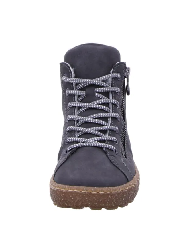 Komfort Schnürschuhe in Grau>rieker Discount