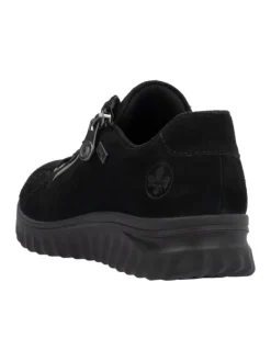 Komfort Schnürschuhe in Schwarz><noscript><img width=