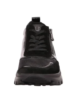 Komfort Schnürschuhe in Schwarz><noscript><img width=