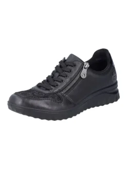 rieker Schnürschuhe^Komfort Schnürschuhe in Schwarz