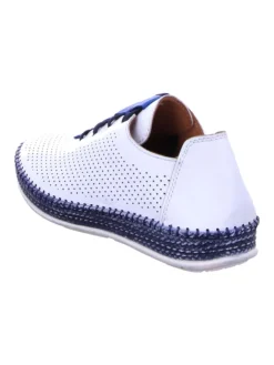 Komfort Schnürschuhe in Weiß><noscript><img width=