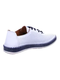 Komfort Schnürschuhe in Weiß><noscript><img width=