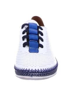 Komfort Schnürschuhe in Weiß><noscript><img width=