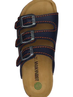 Dr. BRINKMANN Clogs & Pantoletten·Pantoletten^Komfort-Pantoletten in ozean/orange