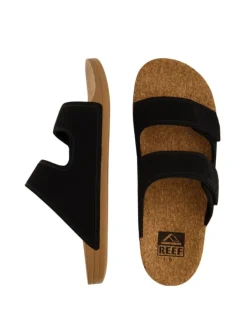 Reef Sandalen & Pantoletten^Komfortsandalen Cushion Tradewind Cork in Black/Cork