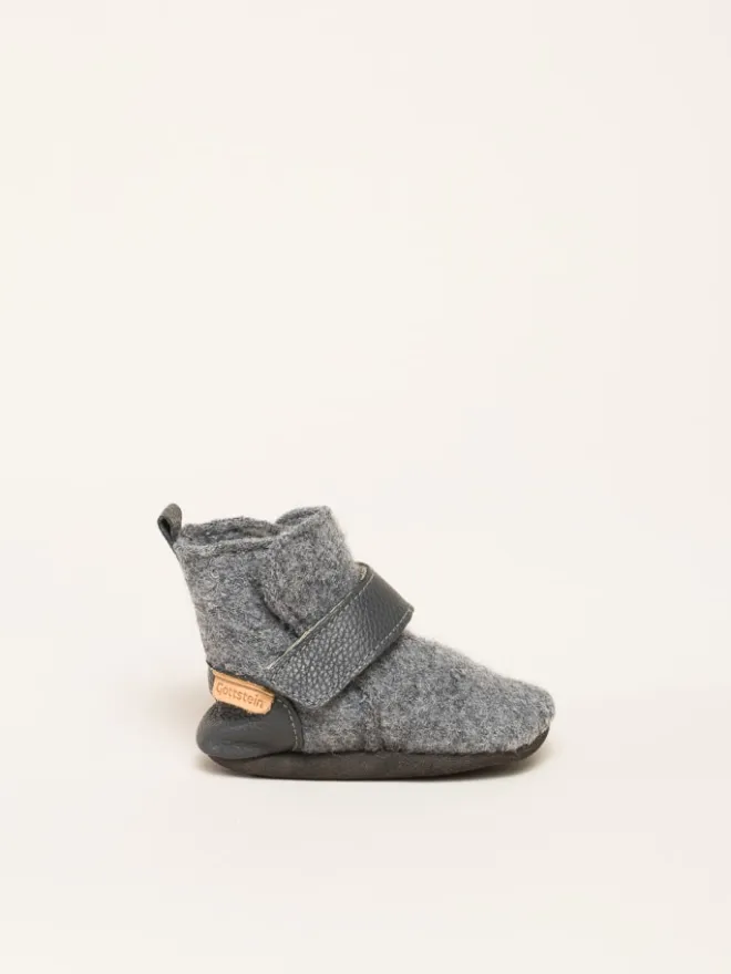 Gottstein Krabbelschuhe^Krabbelschuhe Bootee in grau