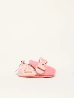 Gottstein Krabbelschuhe^Krabbelschuhe Bow in pink