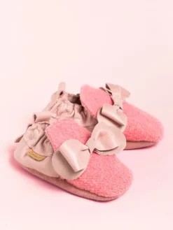 Gottstein Krabbelschuhe^Krabbelschuhe Bow in pink