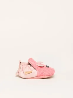 Gottstein Krabbelschuhe^Krabbelschuhe Dog Face in pink