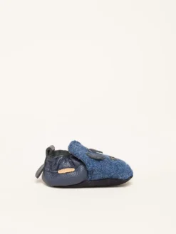 Krabbelschuhe Dog Face in blau><noscript><img width=