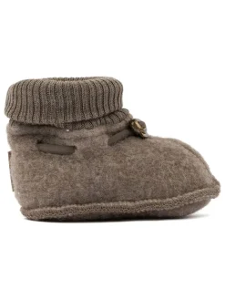 mikk-line Hausschuhe^Krabbelschuhe in Braun