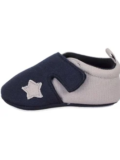 Sterntaler Krabbelschuhe^Krabbelschuhe in Dunkelblau/ Beige