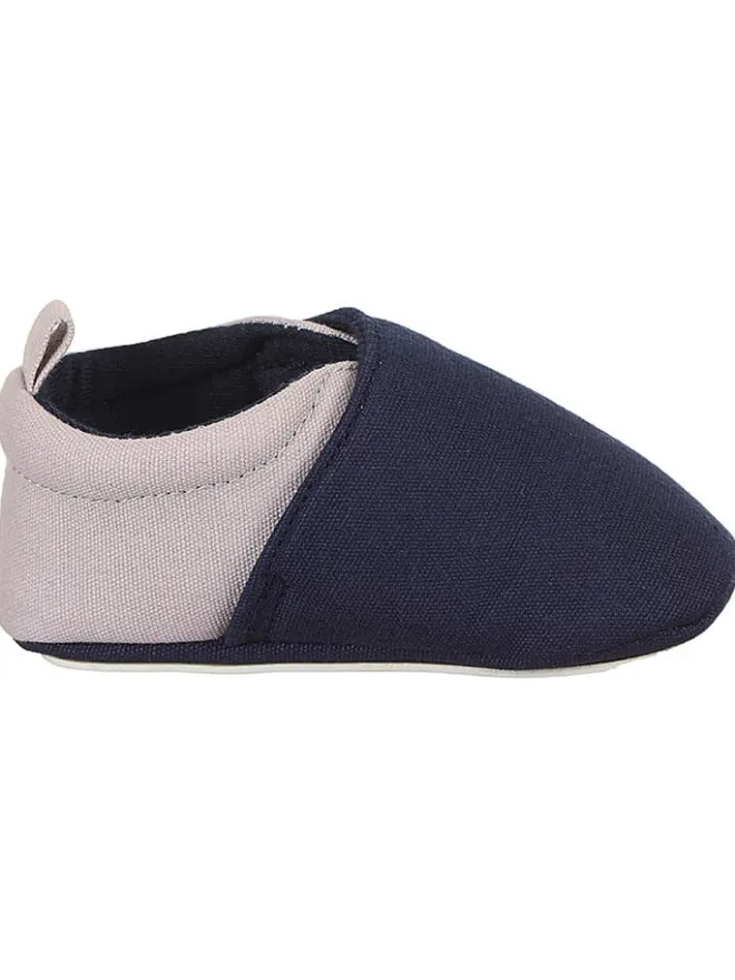 Sterntaler Krabbelschuhe^Krabbelschuhe in Dunkelblau/ Beige